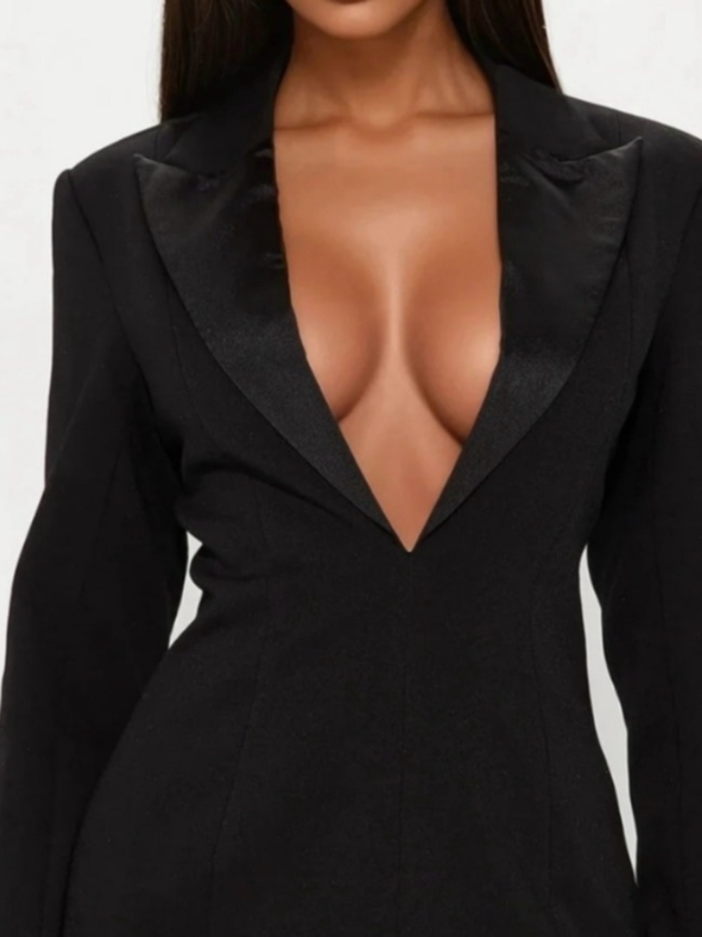 Fashion Nova Tall Noemi Micro Mini Blazer Dress